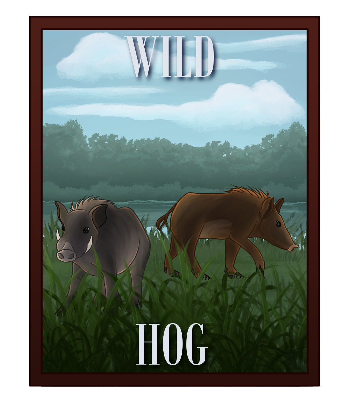 FishAndGameHogPoster